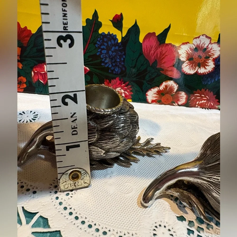 Pierre Deux Rare Vintage Pewter Set of 2 Artichoke Candle 🕯️ Holders!